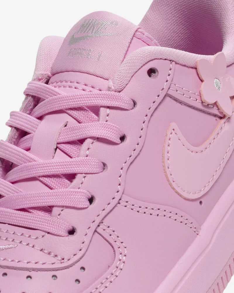 Nike Air Force 1 KI Floret Lace PS (Pink Rise/Pink Rise/Pink Foam)