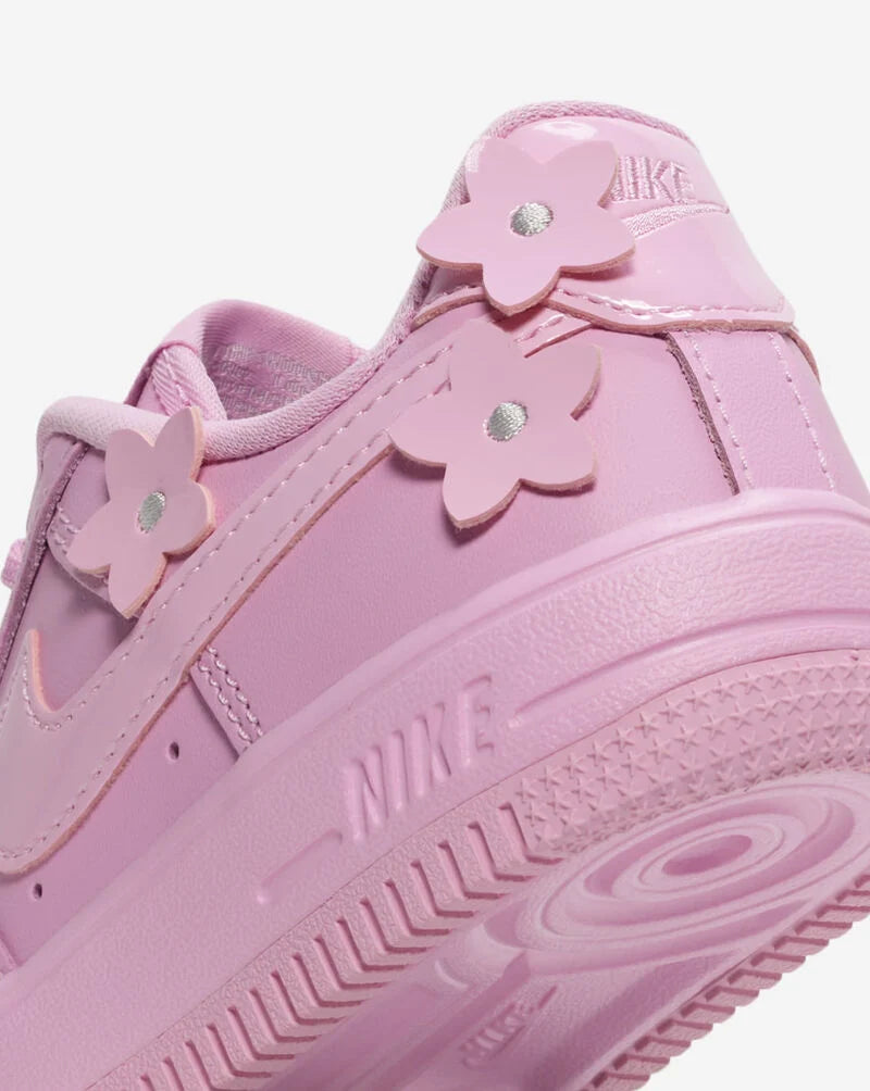 Nike Air Force 1 KI Floret Lace PS (Pink Rise/Pink Rise/Pink Foam)