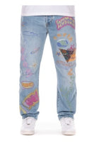 Billionaire Boys Club 7 MNY Heart Fit Jeans (Stellar Medium)
