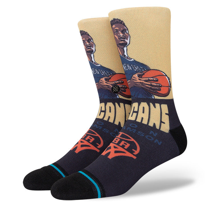 Stance x NBA "Graded Zion" Socks (Brown)