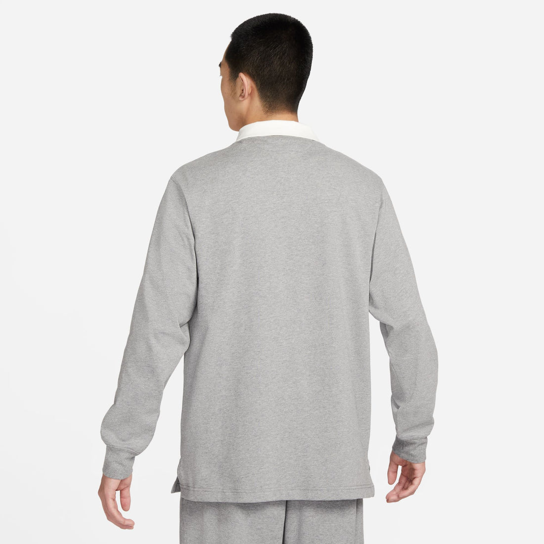 Nike Sportswear Rugby Top (Carbon Heather/Sail/Flat Pewter)