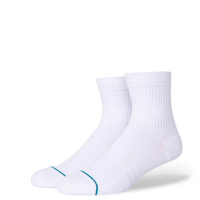 Stance Icon Quarter Socks (White)