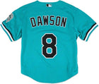 Mitchell & Ness MLB Authentic Andre Dawson Florida Marlins 1995 BP Button Front Jersey (Teal)