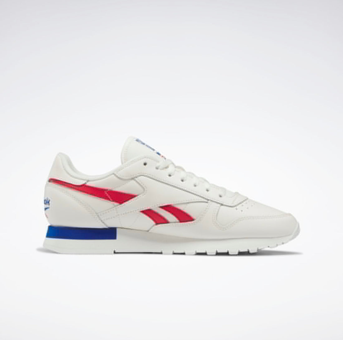 Reebok Classic Leather Unisex (Chalk/Vector Red/Vector Blue)