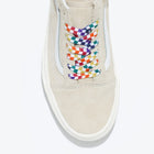 Vans Flat Checkerboard Laces (White/Multi-Color)