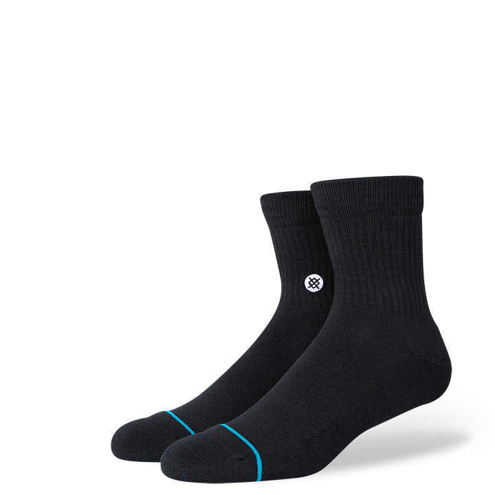Stance Icon Quarter Socks (Black)